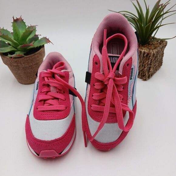 Puma Future Rider Nail Glam size 11C Girls Sneakers 390255-01 - Picture 1 of 8